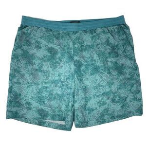 FLX Aqua Teal Dynamic Stretch Men's Board‎ Shorts Size XL